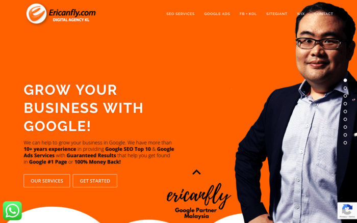 Ericanfly – Google SEO & SEM Services Malaysia